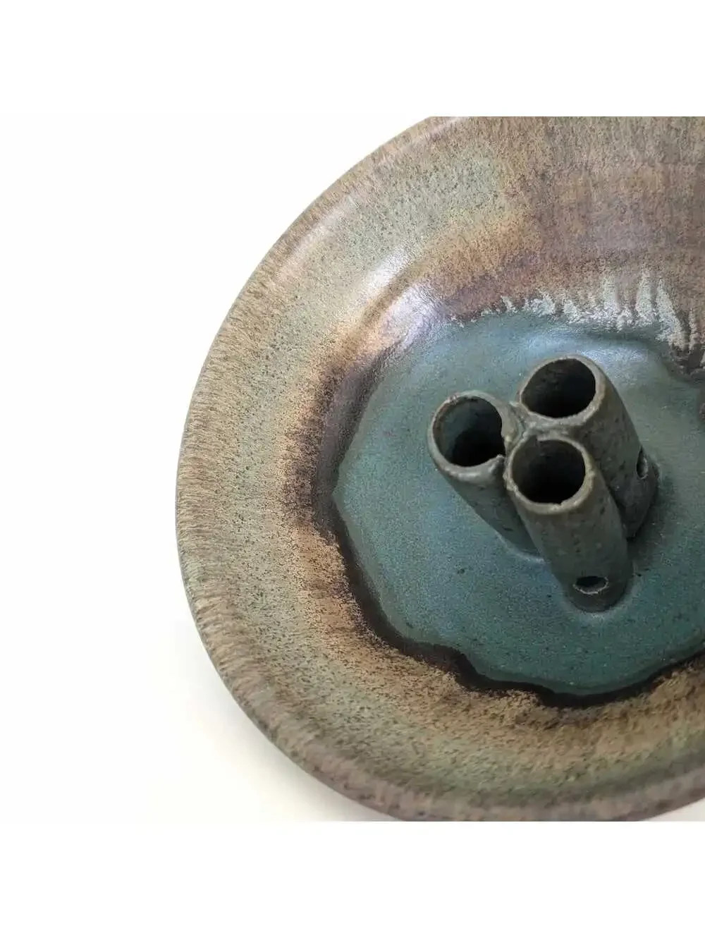 Vintage Studio Pottery Ikebana Flower Vase